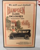 We Sell and Install Hampden Glass Enclosures Paper Poster Framed