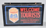 American Highway Association Lighted Sign