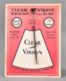 Clear Vision Wiper Arm and Blake Cardboard Sign