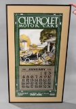 1920 Chevrolet Motor Cars Calendar