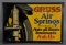 Gruss Air Springs (Shock Absorbers) Make All Roads Boulevards Cardboard Sign (TAC)