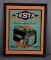 Yesta Storage Battery w/Cut-a-Way Image Cardboard Sign Framed