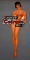 Cofranc Motor Oil Risque Lady Metal Sign