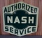 Authorized Nash Service Porcelain Sign Restored