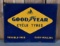 Goodyear Cycle Tyres w/Image Porcelain Flange Sign (TAC)