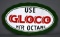 Use Gloco Hi'r Octane Porcelain Pump Sign (TAC)