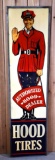 Hood Tires w/Hood Man w/Bowtie Metal Sign (TAC)