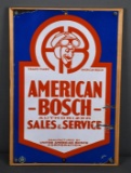 American Bosch w/Logo Sales & Service Porcelain Sign (TAC)