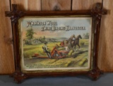 Wm. Anson Wood Twine Binding Harvester Paper Lithograph