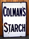 Coleman's Starch Porcelain Sign (TAC)