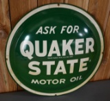 Quaker State Motor Oil Metal Sign (TAC)