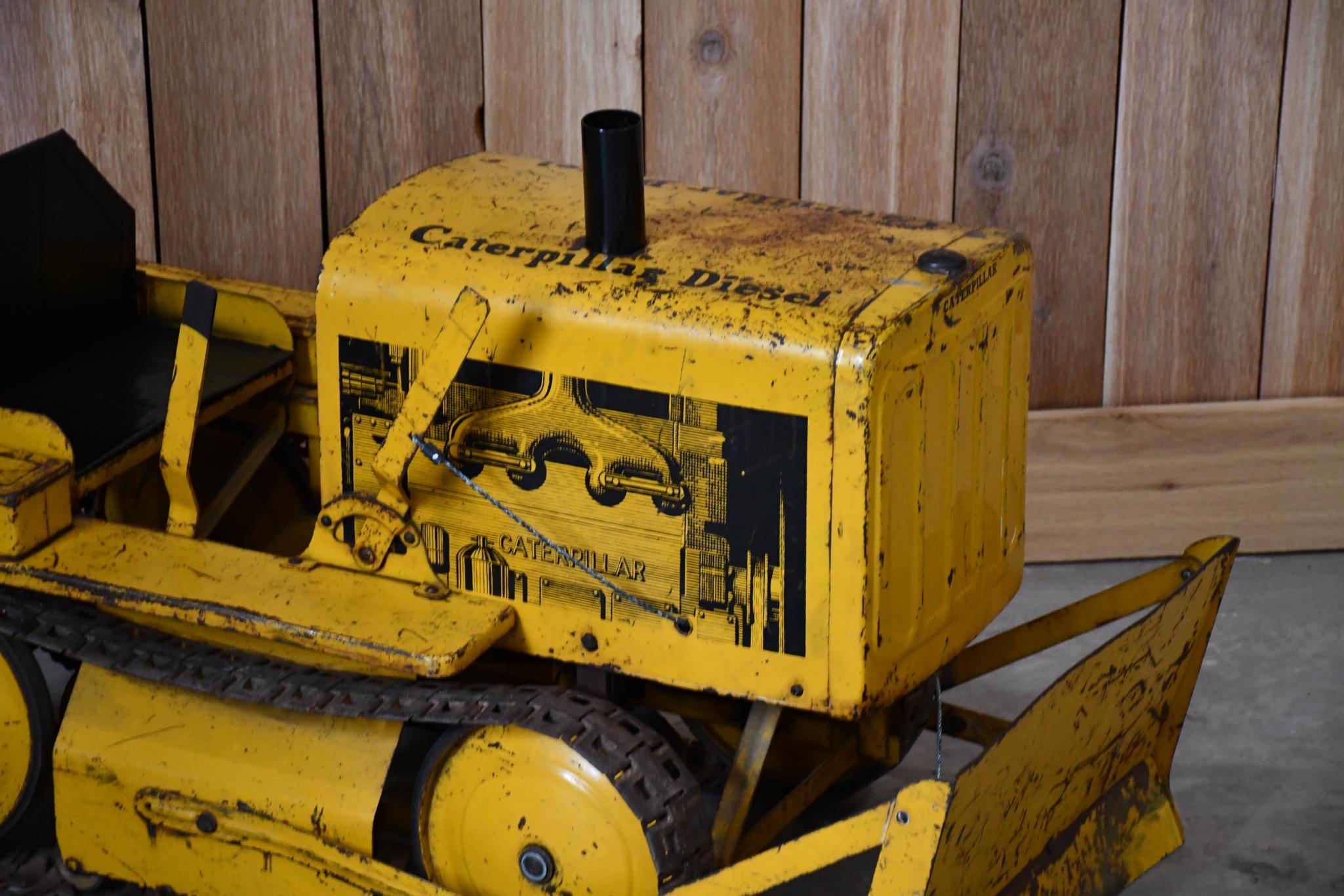 Caterpillar D 4 Metal Child s Pedal Tractor by Proxibid