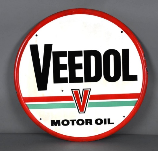 Veedol Motor Oil w/Logo Porcelain Sign (TAC)