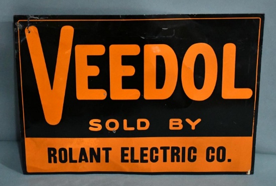 Veedol Sold By Metal Tacker Sign (TAC)