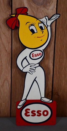 ESSO Oil Drop Girl Metal Sign (TAC)