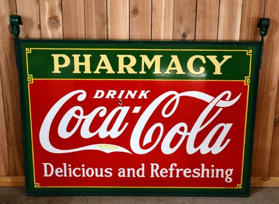 Drink Coca-Cola Pharmacy Porcelain Sign (TAC)