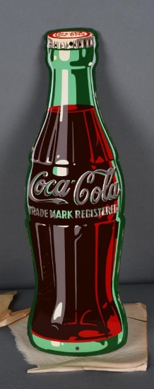 Coca-Cola Bottle Metal Sign (16") TAC
