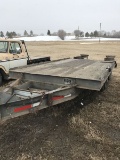 Approx. 20’ Trail Eze Dakota MGR triple axle heavy equipment hauling trailer