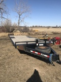 2012 22’x 8’ Deck over car trailer