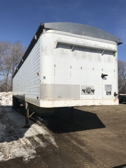 1986 40' Timpte semi hopper trailer,