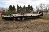 Gooseneck hay trailer