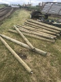 Pile of wood posts (30 approx.)