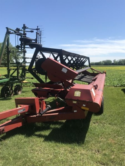 Case IH Model 725 pull type swather