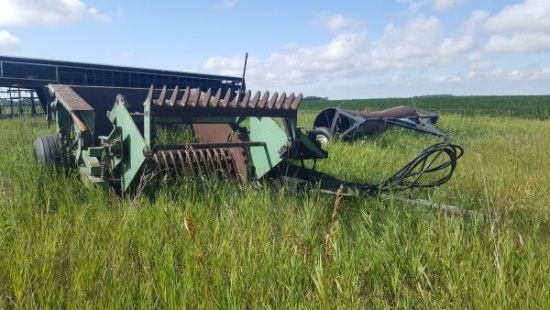 Crown rock picker, rotary, hyd.