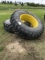 (2) 20.8 38 radial tires w/ rims