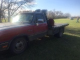 1992 Dodge 3500 dually pickup w/ flatbed