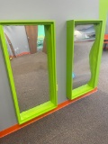 (6) rectangular fun mirrors
