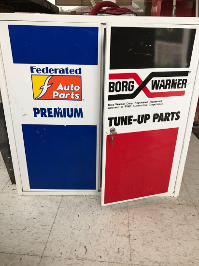 borg-warner parts cabinet, Metal