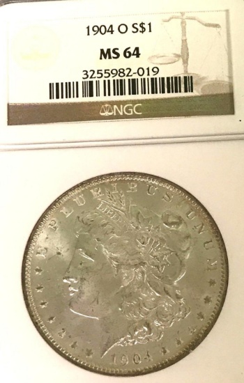 1904 O Morgan Silverdollar