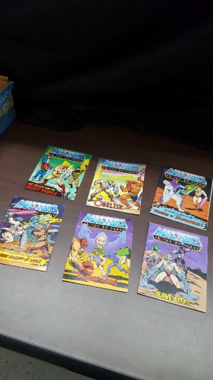 6 He-Man booklets