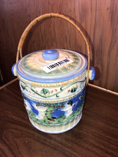 Vintage cookie jar made in Japan