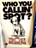101 Dalmatian McDonald?s movie poster dated 1996 two-sided