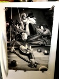 Bugs Bunny and looney tune characters poster