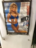 Michelob light Girl Beer poster