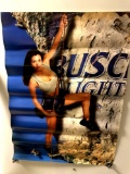Busch light beer girl poster