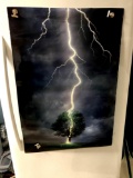 Lightning poster very cool suitable for framing