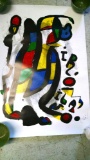 abstract signed poster