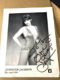 Miss april 1989 Jennifer Jackson autograph picture