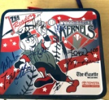 Cedar rapid kernels autographed lunchbox