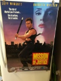 Mission of justice starring Jeff Wyncott Bridget Nielsen