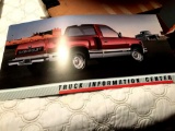 Chevy truck advertisement poster