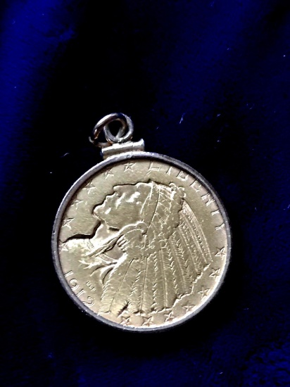 1912 s Five dollar gold piece