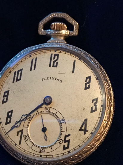 17 jewel Illinois pocket watch