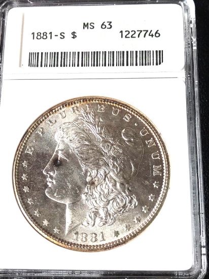 1881-s MS 63 Morgan dollar