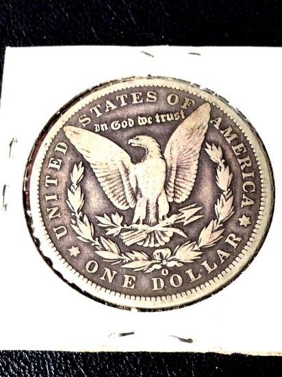 1892-o Morgan silver dollar