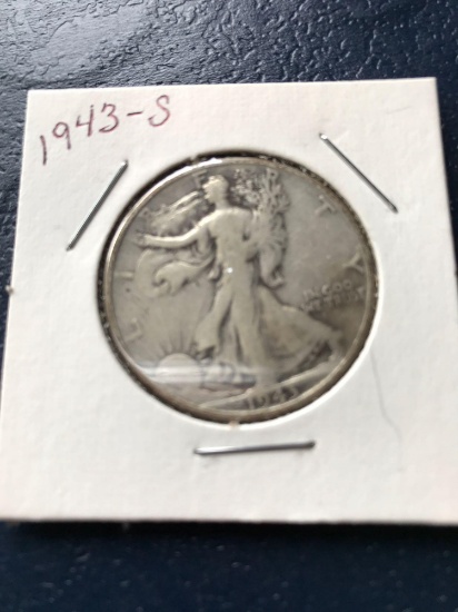 1943 S Liberty half dollar